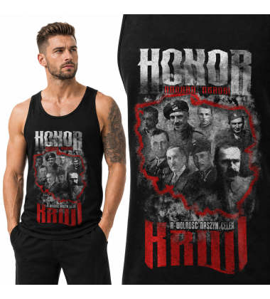 tank-top patriotyczny HONOR WE KRWI